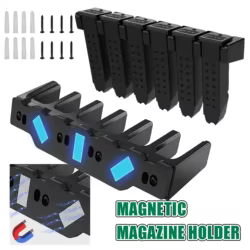 Portarrollos magnético para Glock con imán más fuerte N52, pantalla de pared Mag, sistema organización almacenamiento, segura pistola