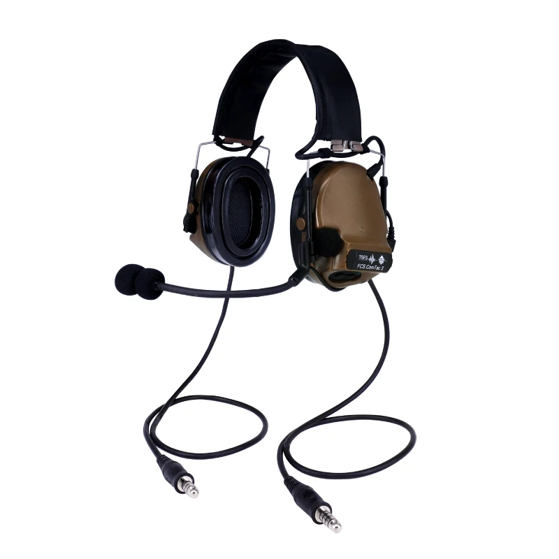Auriculares tácticos de comunicación con cancelación de ruido y captación de doble canal COMTAC3 C3 - imagen 5