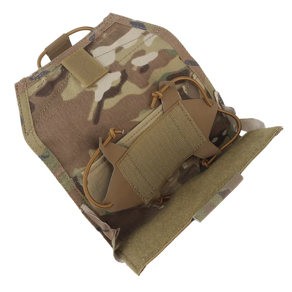 Bolsa táctica MOLLE para teléfono móvil, chaleco, portador de placa, Panel frontal, soporte para mapa de teléfono Molle, bolsillo para mapa de administrador - imagen 3