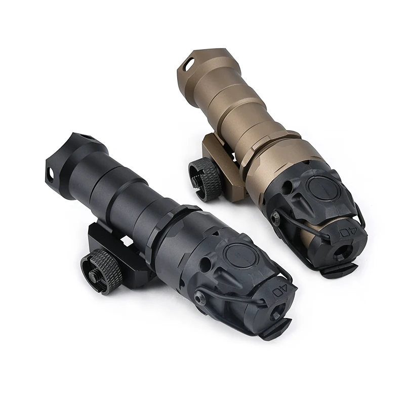 Linterna táctica KIJIK1 versión IR mejorada, luz de explorador Airsoft, interruptor de presión de doble función compatible con riel Picatinny de 20mm - imagen 3