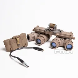 FMA, nueva versión táctica GPNVG18-ANVIS CAG, gafas de visión nocturna, modelo NVG DUMMY con versión funcional, caja de batería TAN