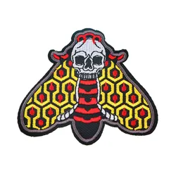 Parche bordado de polilla Halloween - planchar o coser en prendas