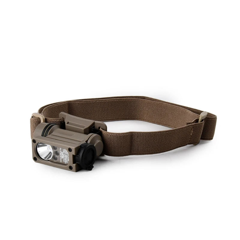 WADSN Sidewinder Compact II Manos libres Luz Blanco IR Rojo Azul LED Funda de nailon de alto impacto Casco giratorio 360 Montado en la cabeza - imagen 4