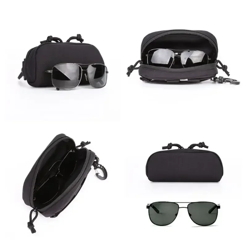 Riñonera táctica MOLLE rígida EDC para gafas de sol