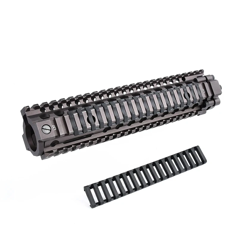 Cubierta táctica para riel Picatinny, hoja protectora de plástico, tira de riel, guardamanos, adaptador de montaje en riel de nailon, accesorio para Rifle, 4 Uds. - imagen 4