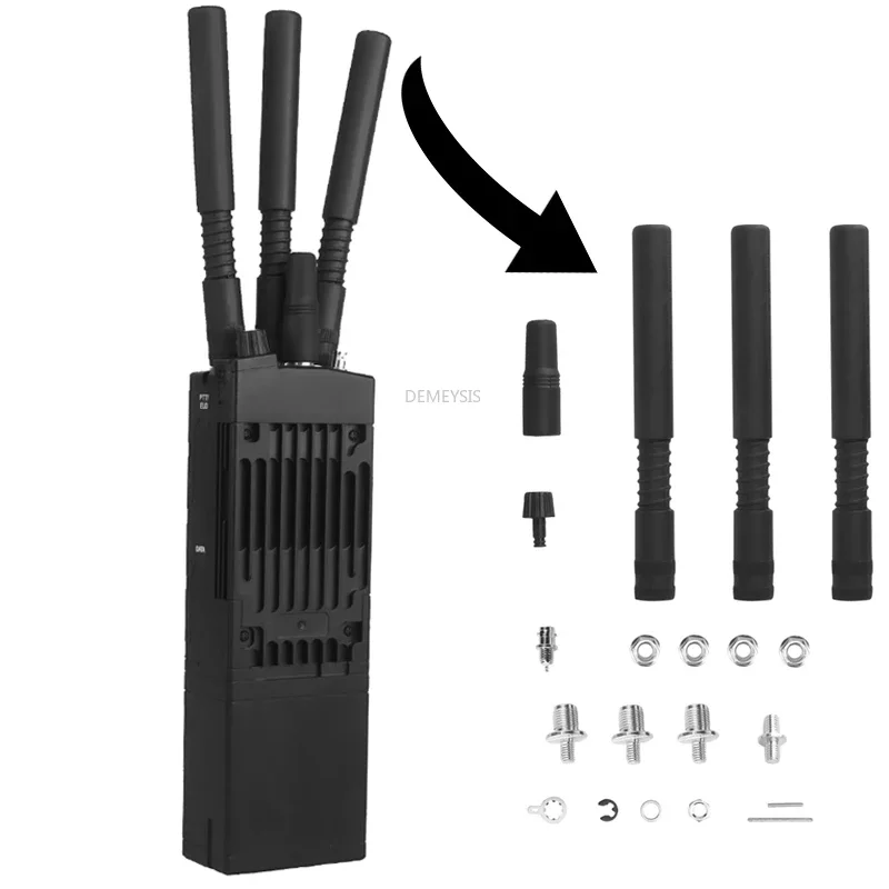 Caja de Radio táctica MPU5, modelo simulado, bricolaje, walkie-talkie, transceptor, interfono, modelo simulado, transceptor de mano, caja de modelo de Radio