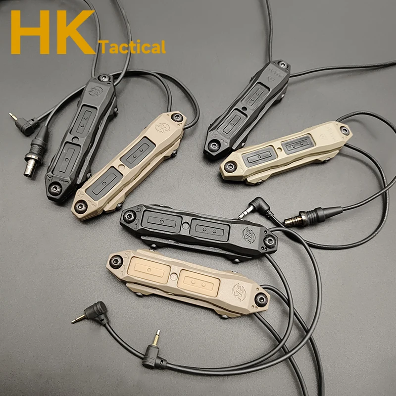 Botón de interruptor de presión remoto de doble función, nuevo enchufe táctico de 2,5 MM/3,5 MM/SF para láseres DBAL A2 PEQ y linternas M600 M300 - imagen 4