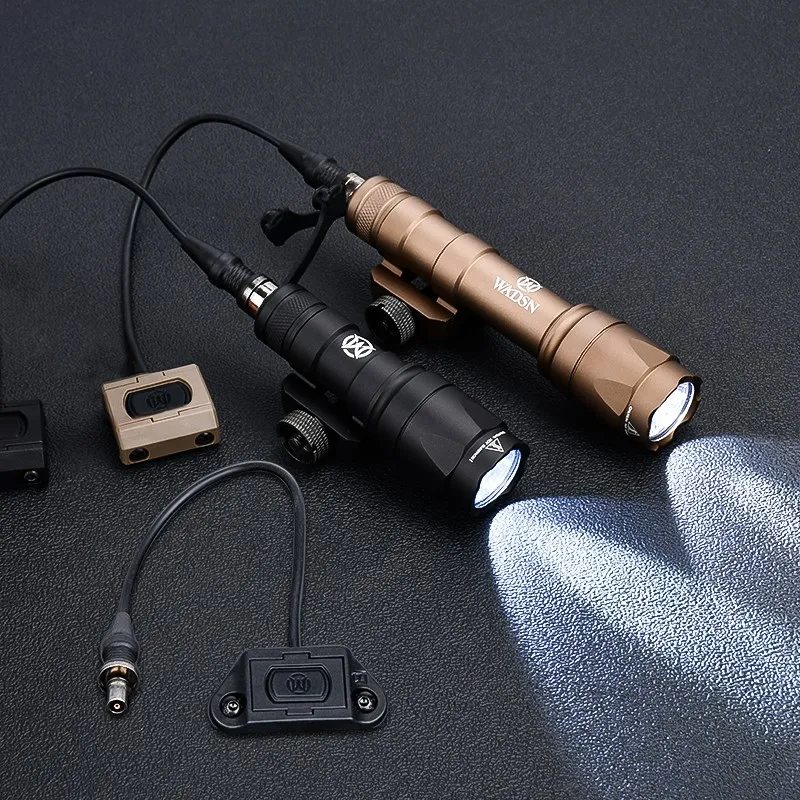 WADSN-linterna táctica M600 M600C M300 M300A, accesorio para Airsoft de caza con interruptor de presión Modbutton, compatible con riel m-lok Keymod - imagen 2