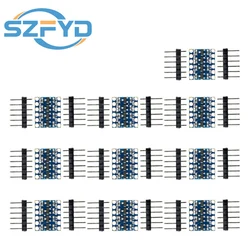 10 Uds. Módulo bidireccional convertidor de nivel lógico IIC I2C de 4 canales 5V a 3,3 V