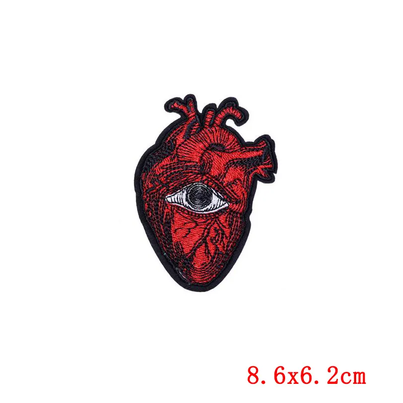 Parche bordado corazón termoadhesivo para chaquetas DIY - imagen 5