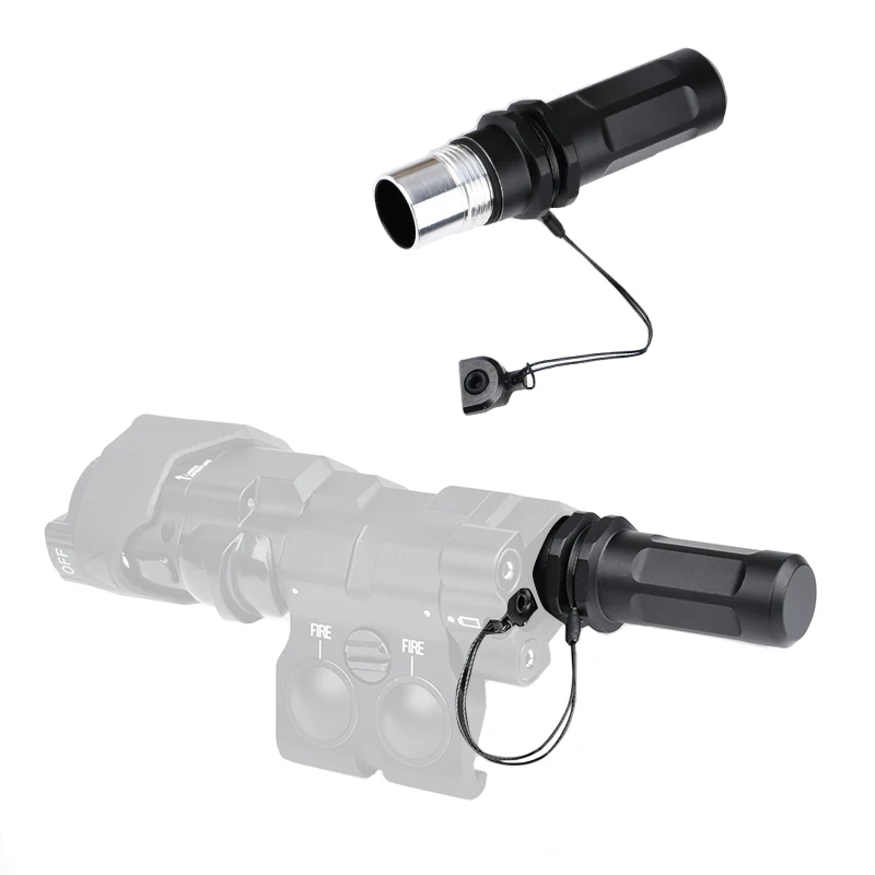 Dispositivo de puntería láser táctico CNC MAWL C1 +, iluminación IR con el último accesorio de batería AA, verde, rojo y azul - imagen 4