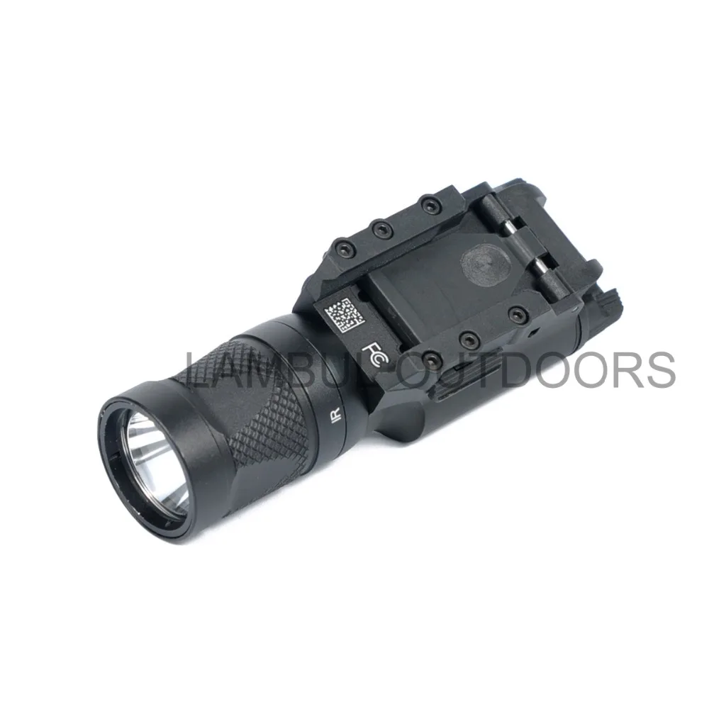 Luz LED táctica SF de visión nocturna X300 X300V-IR, luz blanca e IR para pistola, Rifle de caza, linterna compatible con riel Picatinny de 20mm - imagen 5