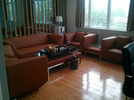 Sofá de oficina de lujo, sillón de recepción de piel de vaca, sofá de diamante, sofá de negocios moderno, sofá de Gerente de Hotel - imagen 3