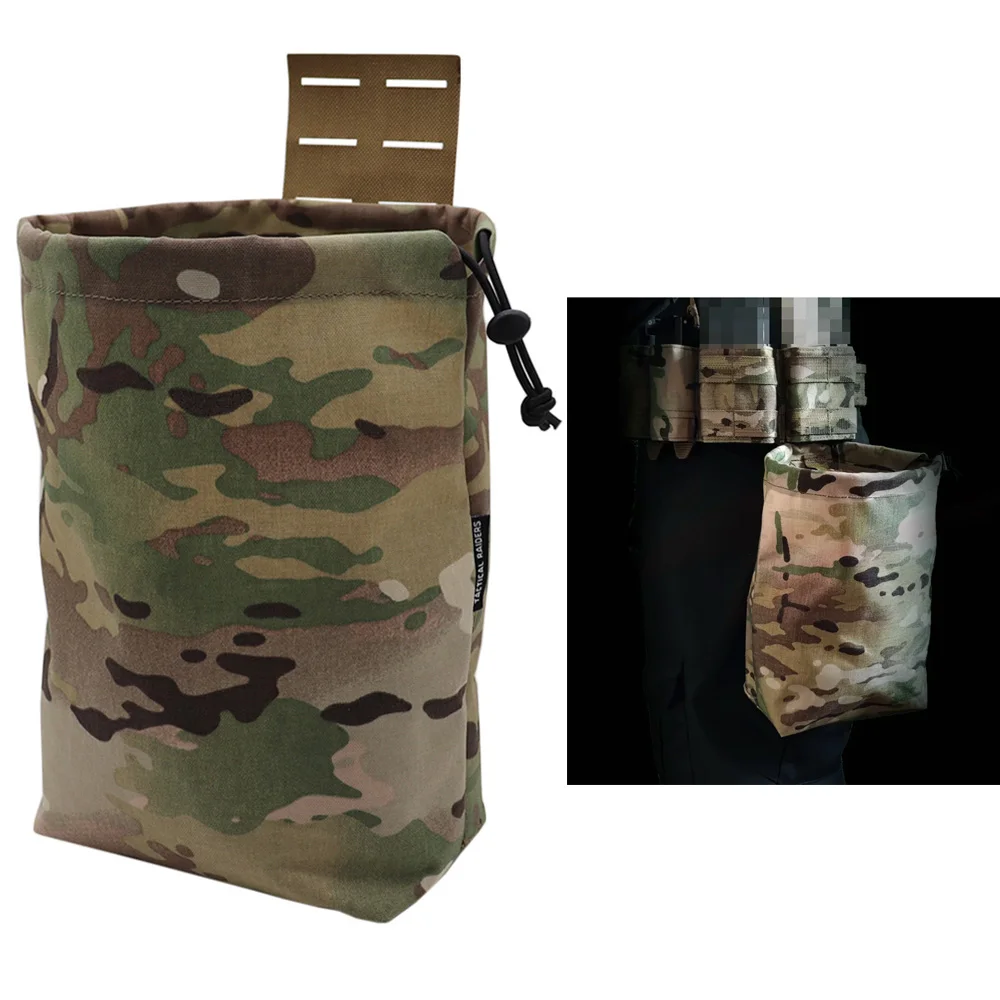 Nuevo estilo, bolsa de basura, cinturón táctico, accesorios, bolsa de reciclaje de revistas, bolsa de almacenamiento combinada, accesorios de caza plegables