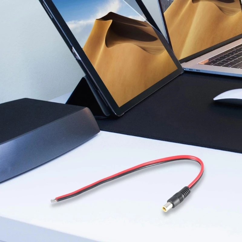 Cable flexible alimentación 8 mm DC7909 enchufe macho a cable desnudo potencia extremo abierto K1KF - imagen 2