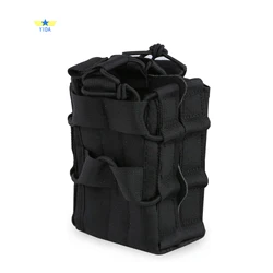 Bolsa táctica Molle abierta individual/doble para revista M4 M14 M16 AR15 G36