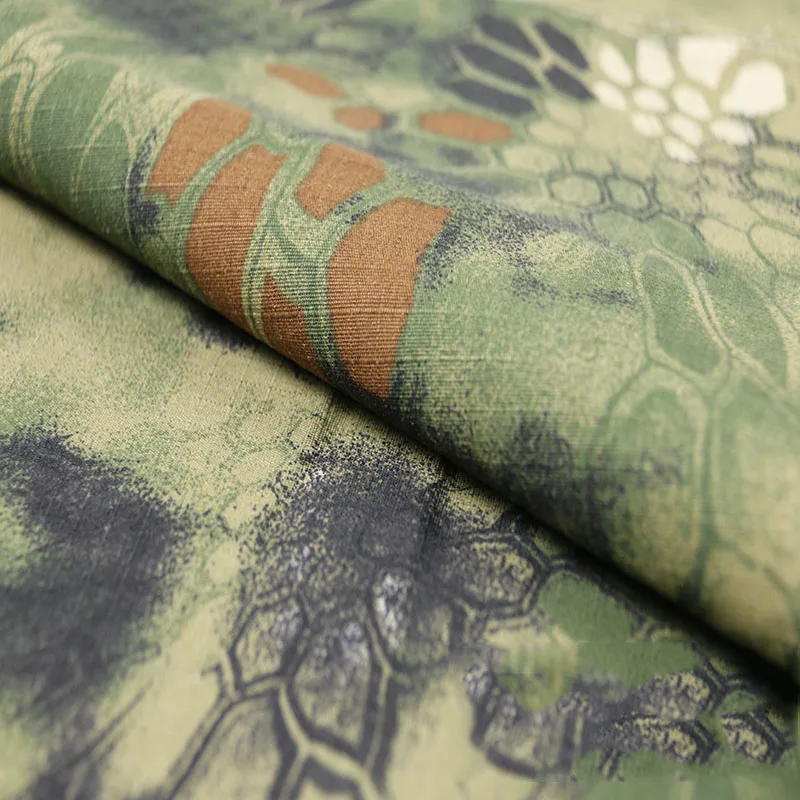 Material de ropa táctica pantalones de trabajo de camuflaje material tela a cuadros de poliéster-algodón - imagen 3