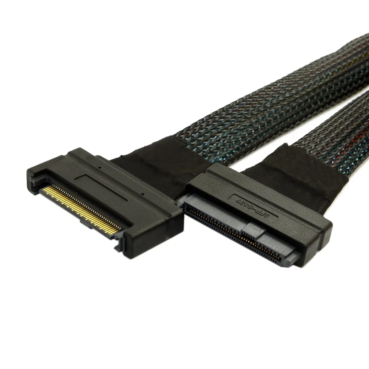 Chenyang-Cable NGFF U.2 SFF-8639 NVME PCIe SSD, extensión macho a hembra, 50cm, 68 pines - imagen 3