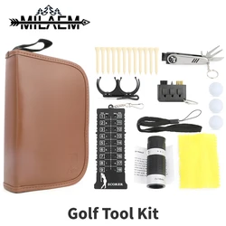 Kit de telémetro de golf multifunción con cuchillo y cepillo