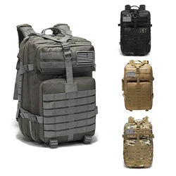 50L 1000D Nylon impermeable Trekking pesca caza bolsa mochila mochilas al aire libre deportes tácticos Camping senderismo