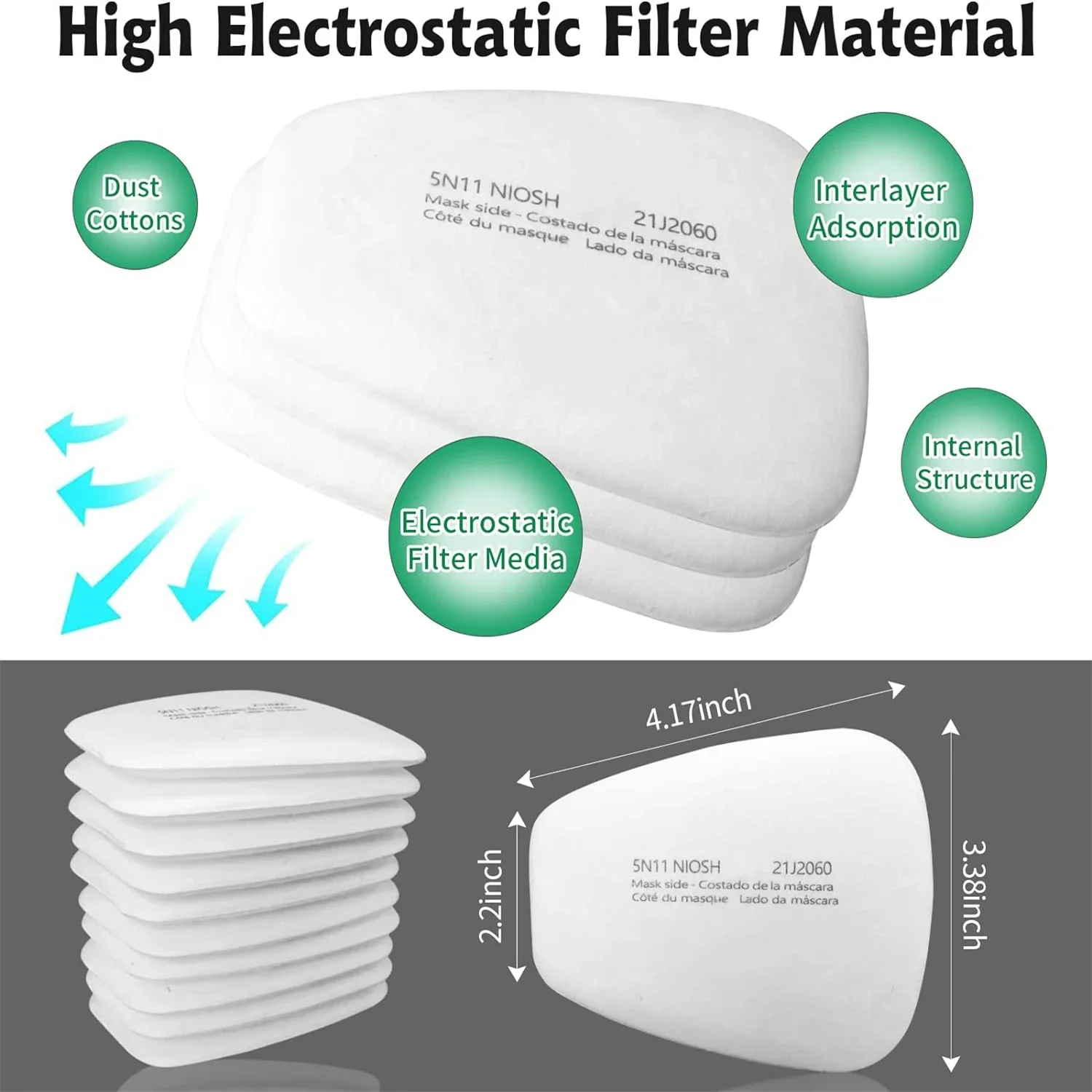 Recambio filtro antipolvo 3M para mascarilla completa serie 6000 - imagen 2