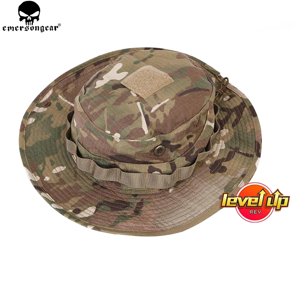 EMERSONGEAR sombrero Boonie táctico sombrero de caza gorra Boonie Airsoft camuflaje caza sol sombrero emerson Multi-camo EM8553 - imagen 3