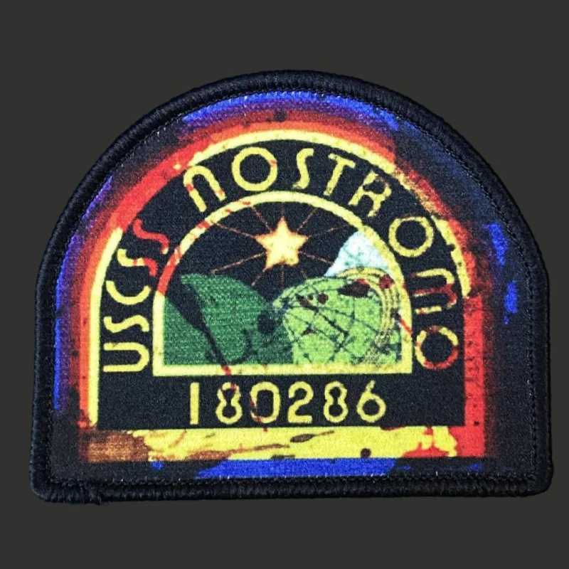 USCSS NOSTROMO parche táctico estampado insignia de moral militar gancho y bucle mochila ropa accesorios decorativos brazalete pegatinas - imagen 2