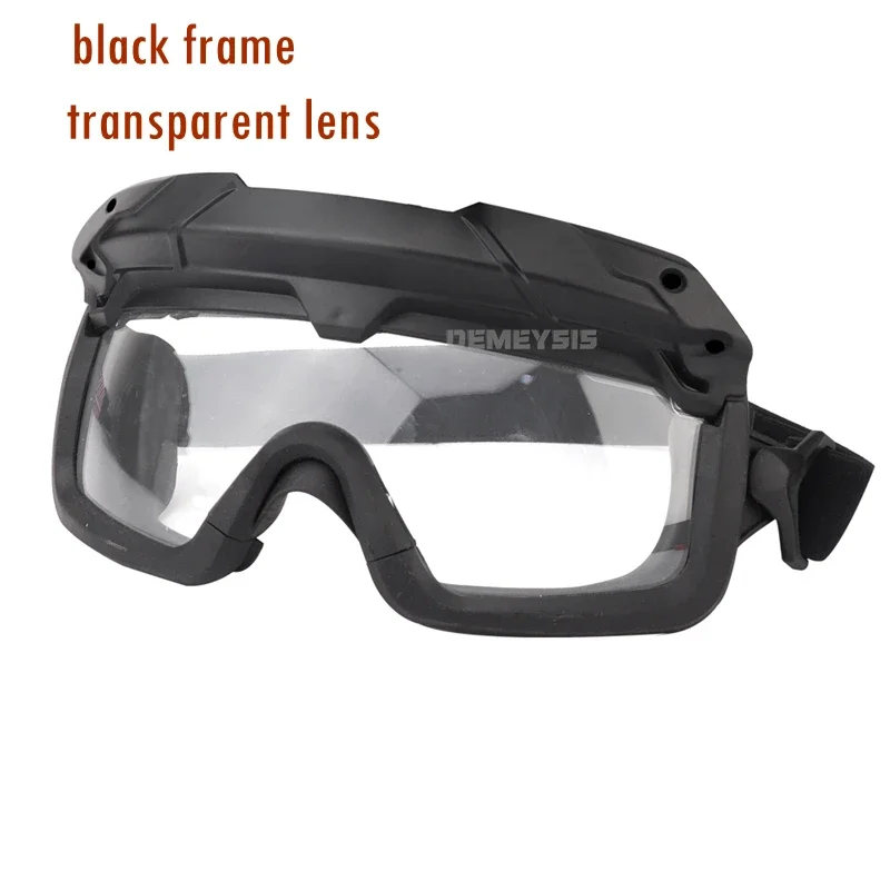BLACK CLEAR LENS