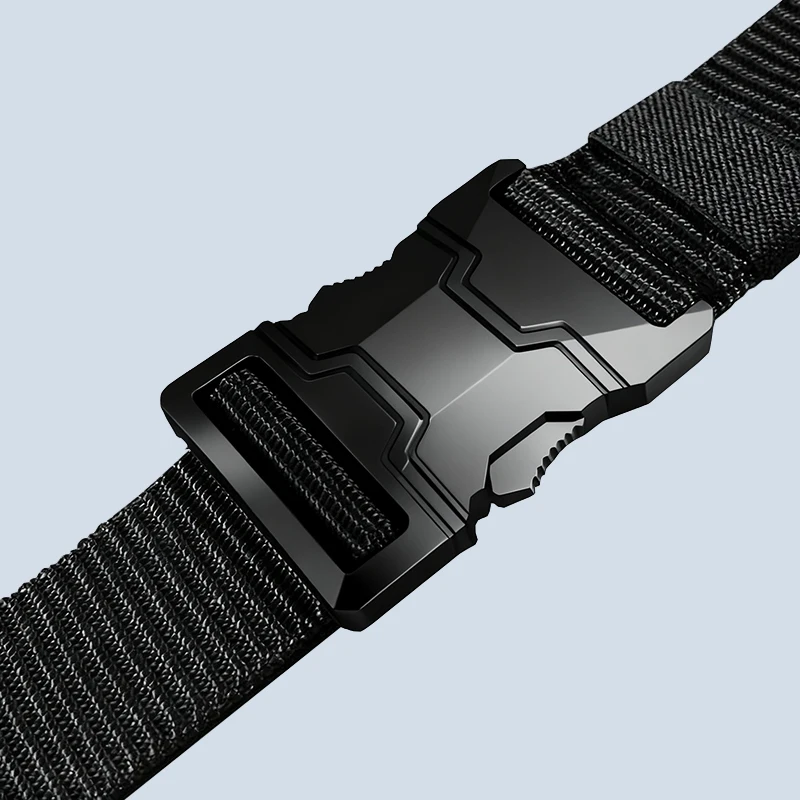 Cinturón multifunción para hombre, cinturón multifunción para exteriores, lona de alta calidad para nailon, cinturones de lujo para hombre, cinturón vaquero deportivo para mujer, cinturones neutros - imagen 4