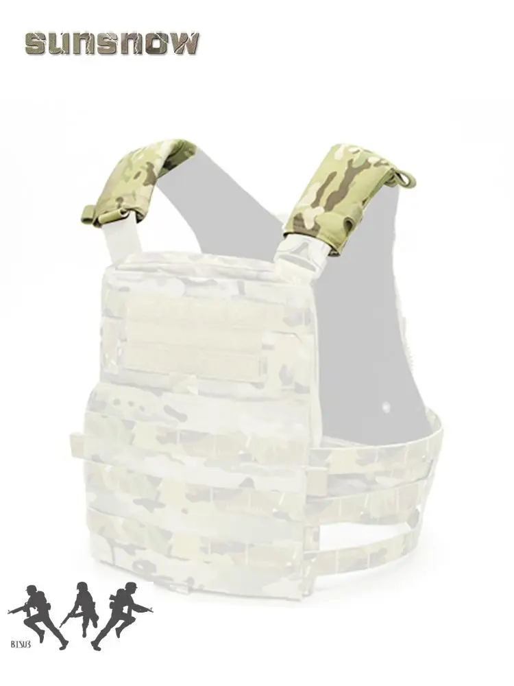 Chaleco táctico de caza, almohadilla de hombro elástica AVS, tela elástica de cuatro lados - imagen 4