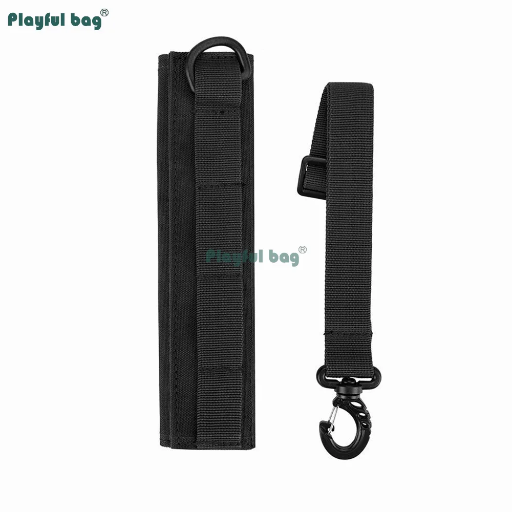 Funda para diadema MOLLE para auriculares, versión extendida, funda táctica para correa para la cabeza, protección para casco y auriculares AQB222 - imagen 3