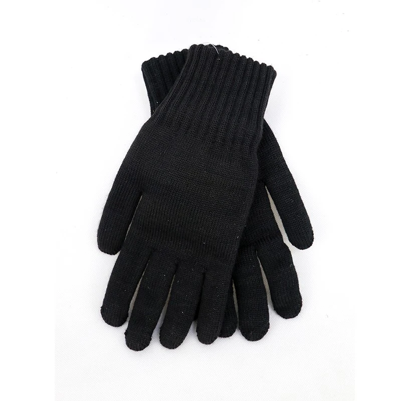 Guantes tácticos Air Soft Russian VKBO cálidos tácticas de caza guantes de lana negros de doble capa mezclados resistentes al frío hombre verde - imagen 5