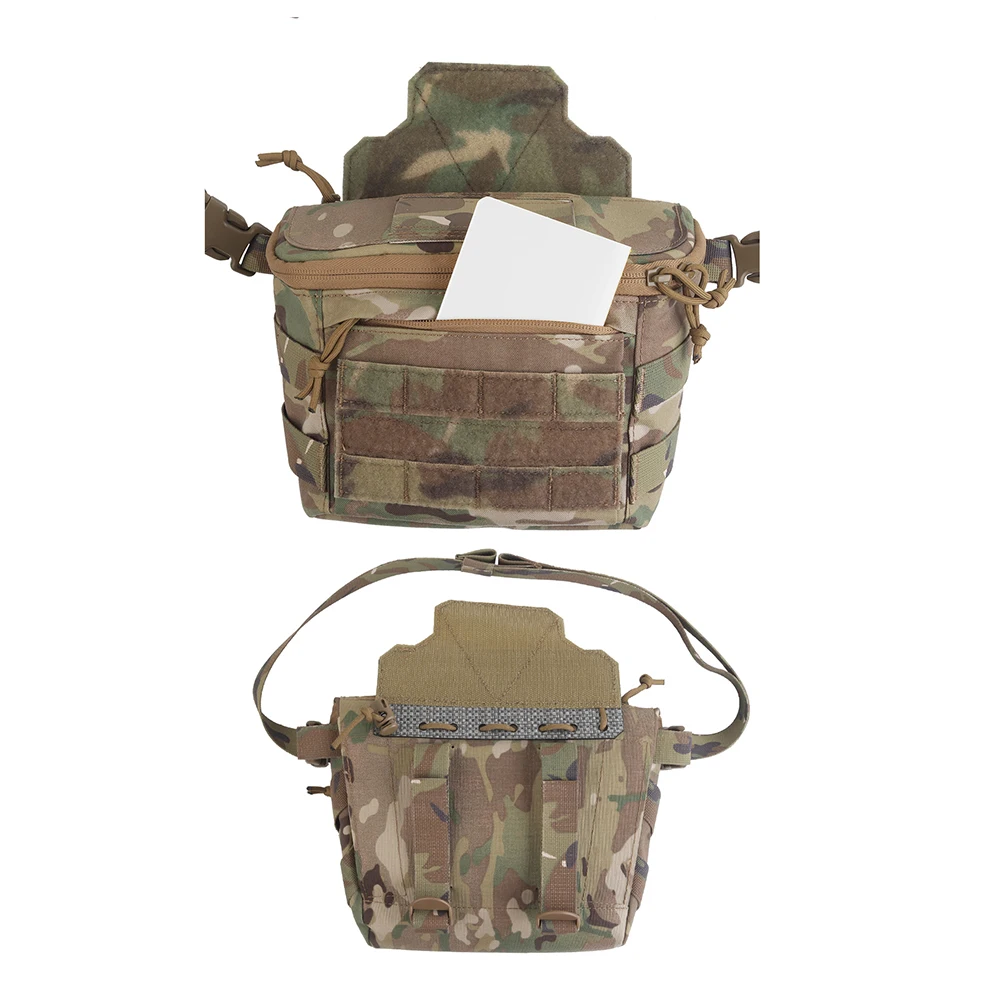 Bolsa colgante Abdominal táctica MOLLE, chaleco de caza, portador de placa V2, kits médicos de emergencia portátiles, tiro Airsoft - imagen 2