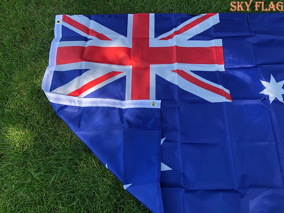 Bandera del SKY, bandera de Australia, 90x150cm, colgante de poliéster impreso, pancarta nacional australiana, decoración del hogar para celebración - imagen 4