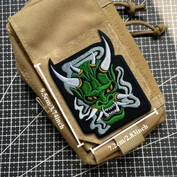 Parche táctico morale fantasma con velcro para mochila bordado