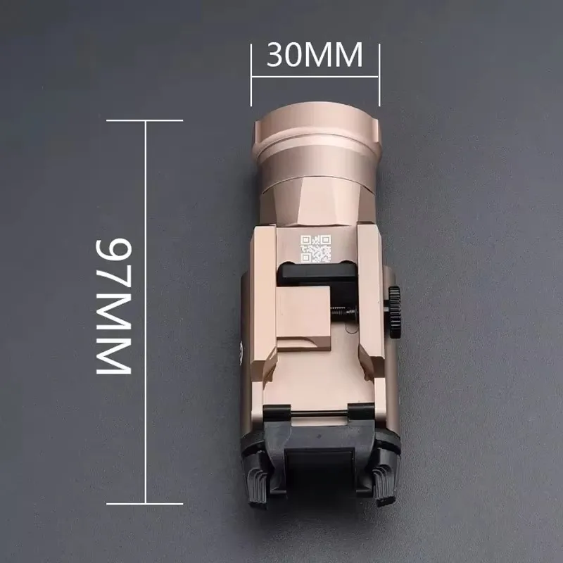 WADSN-linterna LED estroboscópica de Ultra alta potencia, táctica, Airsoft, Surefie XH35 X300, 800lm, compatible con riel de 20mm, luz de caza - imagen 3