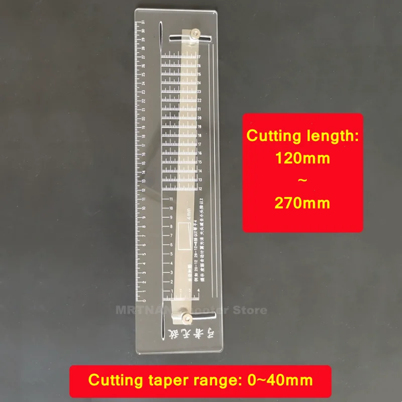 Tirachinas multifunción, regla cónica plana de cuero, banda de goma para tiro, accesorios de caza al aire libre - imagen 4