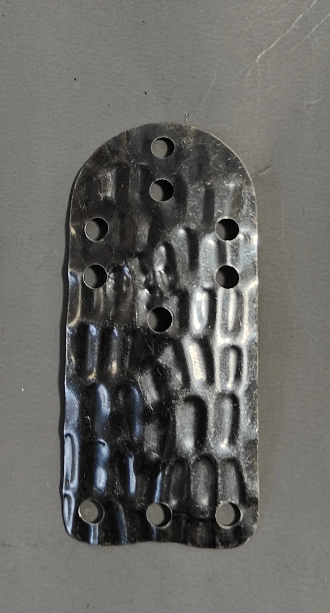 100 Uds Material de armadura táctica placa de armadura Zag armadura Sus armadura de hierro hierro acero inoxidable 7X3Cm - imagen 5