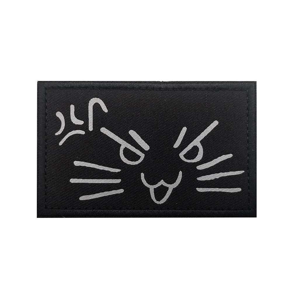 Pegatina reflectante de Graffiti con dibujos de animales, pegatina de bolsa con dibujo de gato, mi madre dice que soy parches especiales para mochila, gran oferta - imagen 4