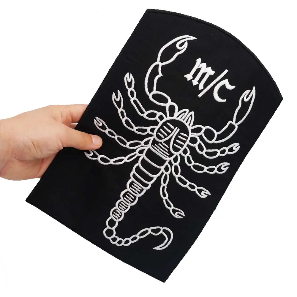 SCORPIONS-parche bordado para ropa de Rock, aplique grande para coser y planchar, estilo Hip Hop, punk, banda de motorista - imagen 3
