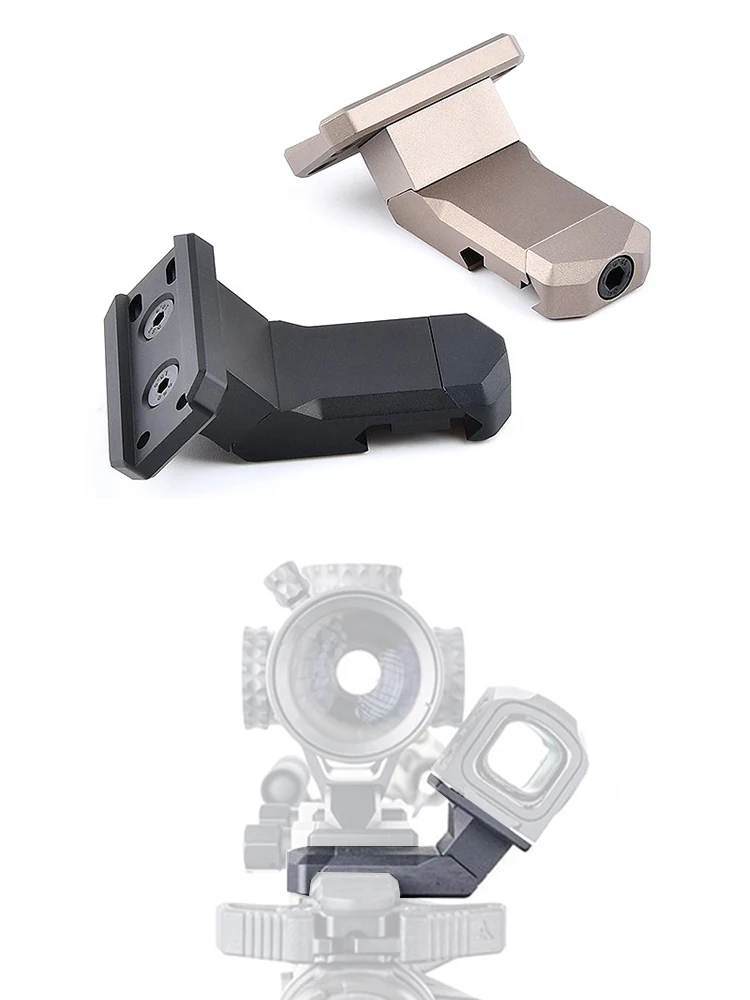 WADSN Arisak caza explorador táctico accesorios de Metal Airsoft montaje de mira óptica compensada 45 grados para riel Picatinny de 20mm - imagen 5