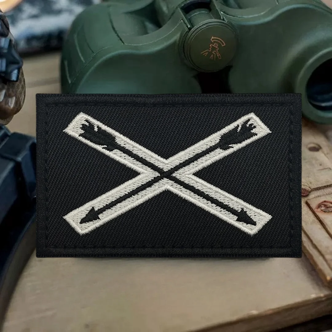 Parche táctico de moral TFD, parches de gancho y bucle bordados Doomsday X, brazalete militar, mochila, pegatinas decorativas para ropa - imagen 3