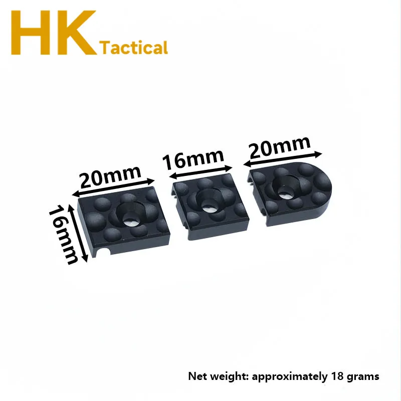 Sistema de cables CNC de aluminio táctico, gestión de cables Mlok Keymod PEQ M300 M600, interruptor remoto, accesorios de caza de montaje fijo - imagen 3