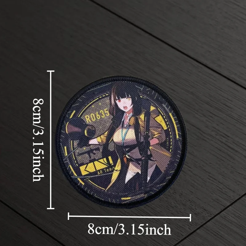 Parche táctico "Maiden Front", insignia de moral militar, gancho y bucle estampado, mochila militar, ropa, pegatina decorativa, brazalete - imagen 3