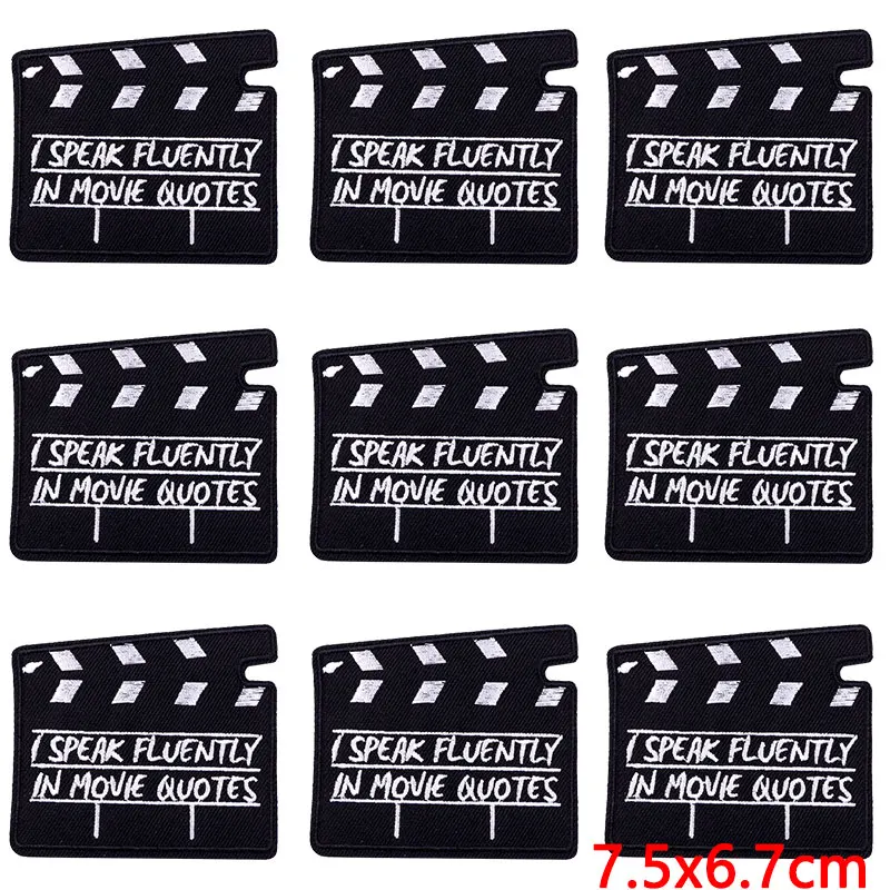 10 unids/pack parche bordado divertido en ropa parche de Piano termoadhesivo parche Fusible para ropa pegatinas insignia DIY - imagen 5