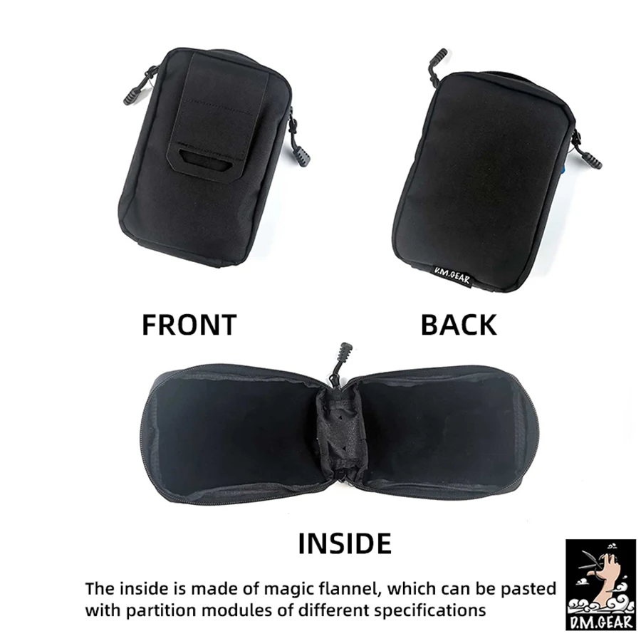 Bolsa táctica DMgear, bolsa de armadura MOLLE, bolsa médica Vertical, bolsa de utilidad cortada con láser BG43 - imagen 5