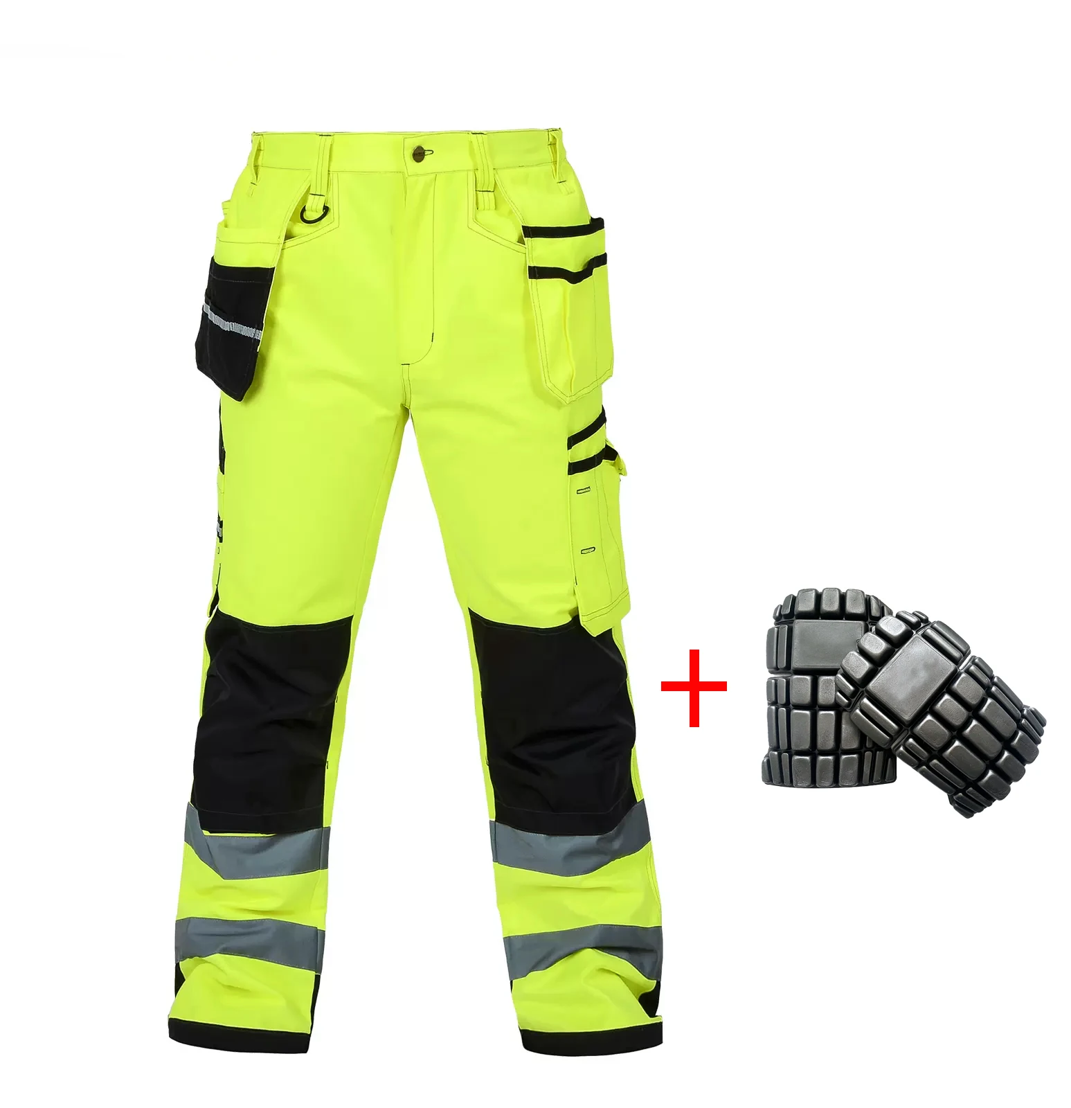 Pants with knee pads