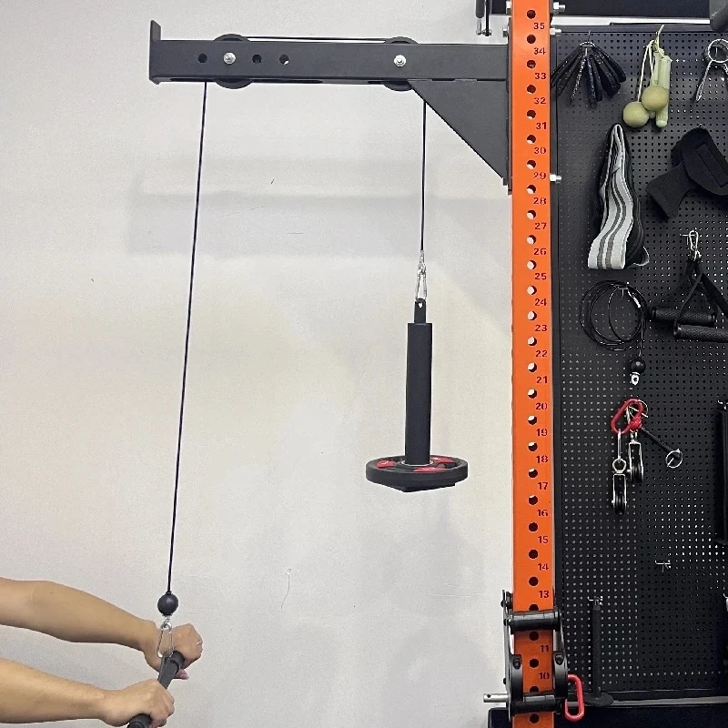 Polea LAT extraíble para gimnasio en casa con cable de tracción - imagen 4