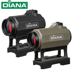 DIANA mira punto rojo retícula iluminada Picatinny co-witness
