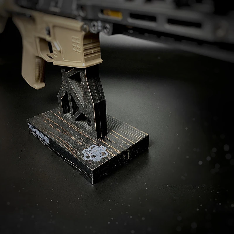 Soporte táctico para mantenimiento de limpieza de madera, soporte para Rifle, soporte para pistola, herramienta de banco para caza, Airsoft, Paintball AR15 M16 - imagen 5